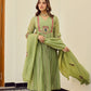 Verde Peacock Suit Set