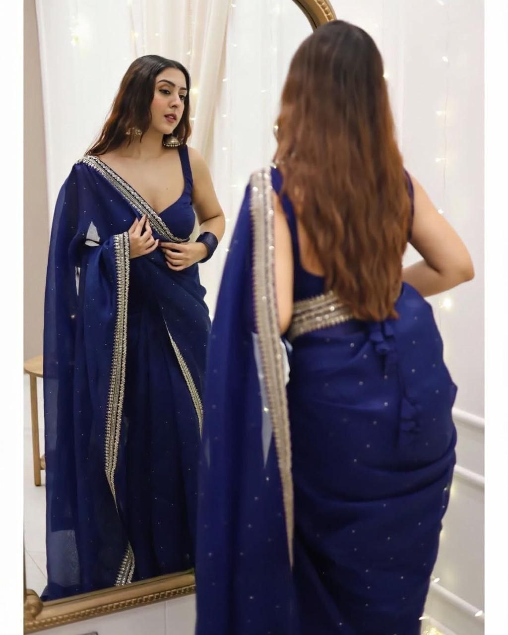 Nyla Organza Silk Saree