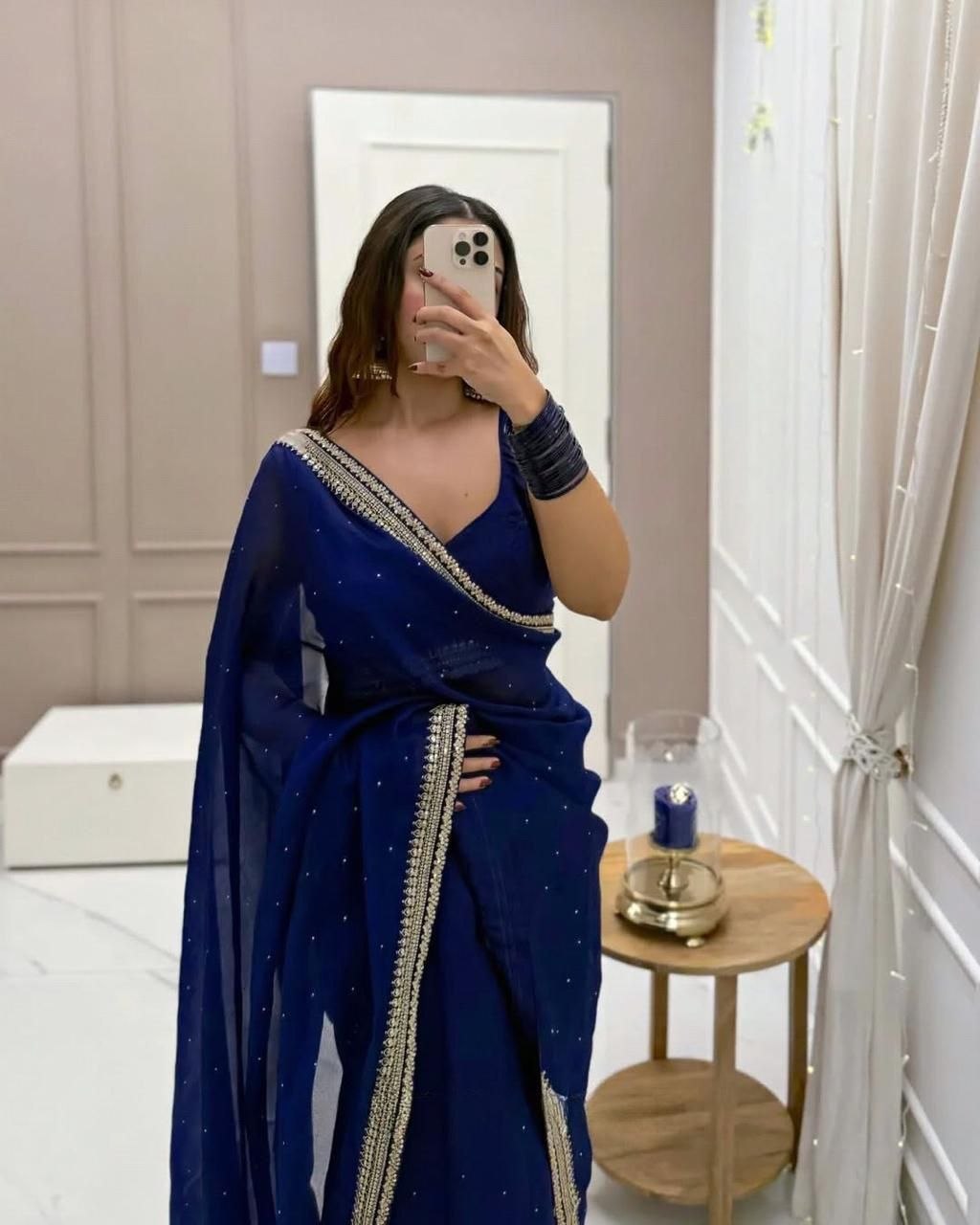 Nyla Organza Silk Saree