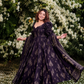 Deep Purple Anarkali Set