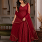 Ruby Raga Anarkali Set