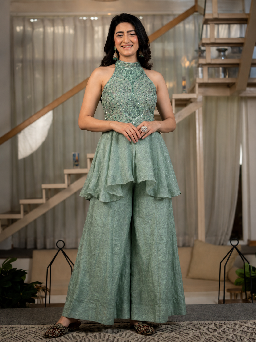 Sage Sparkle Co-ord Set