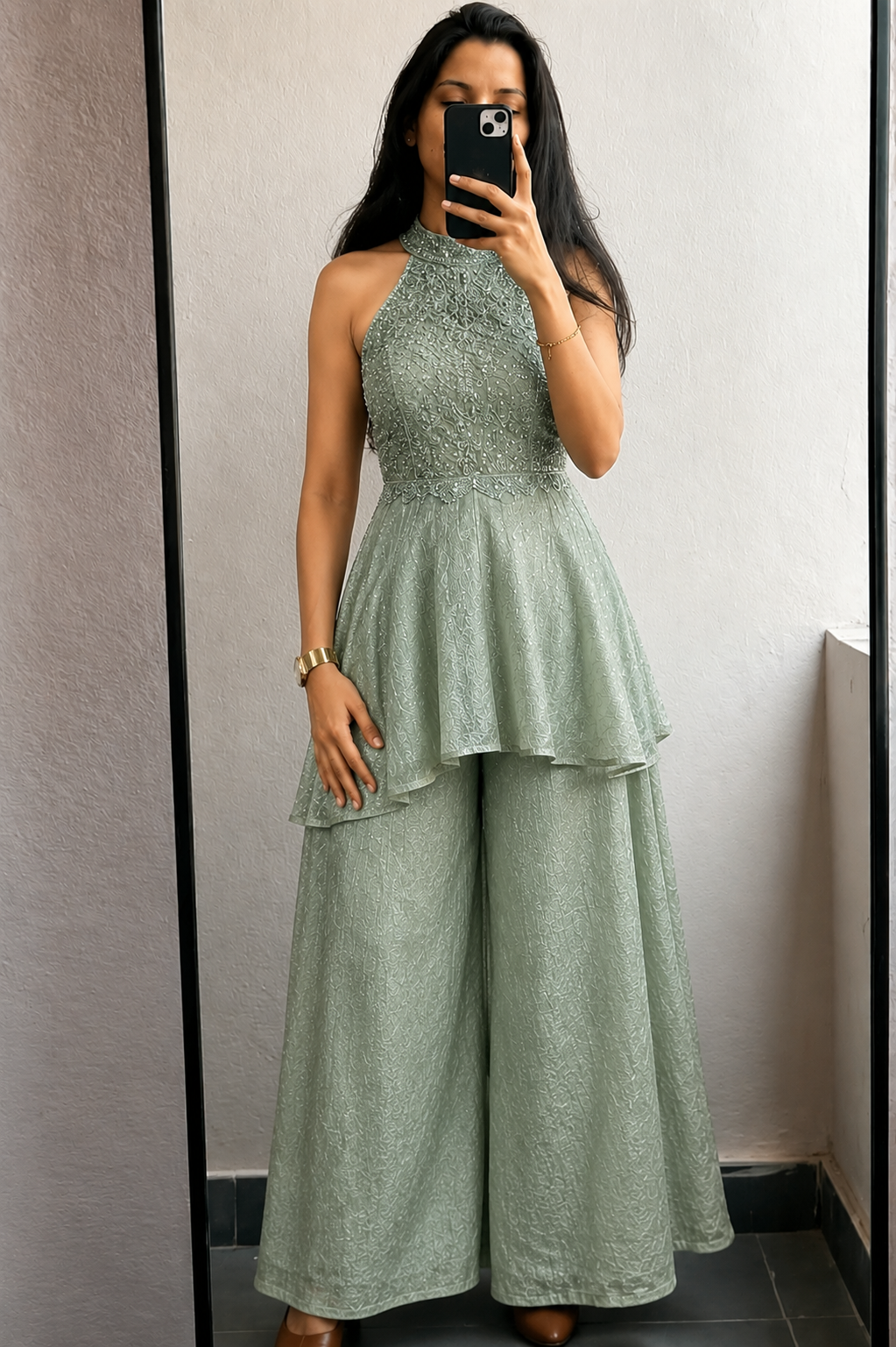 Sage Sparkle Co-ord Set