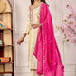 Ivory Rani Grace Suit Set