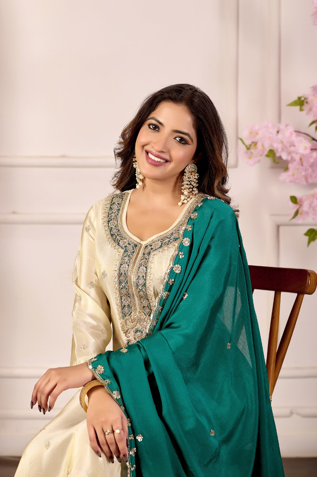 Emerald Grace Suit Set