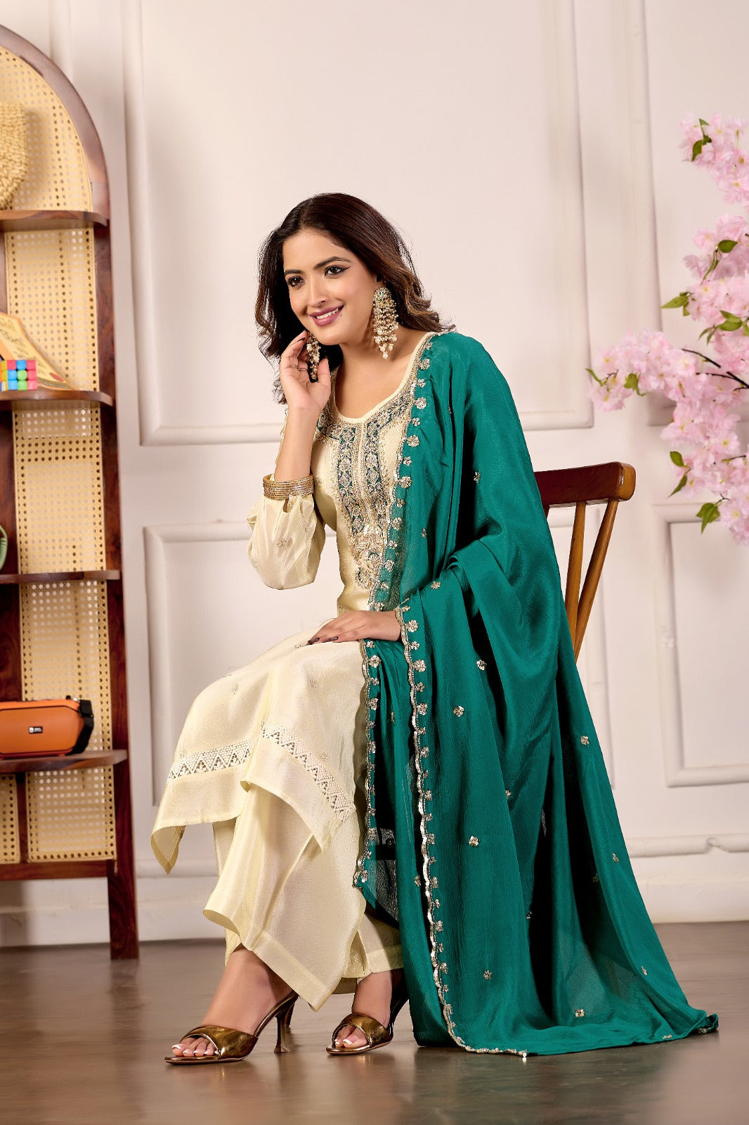 Emerald Grace Suit Set