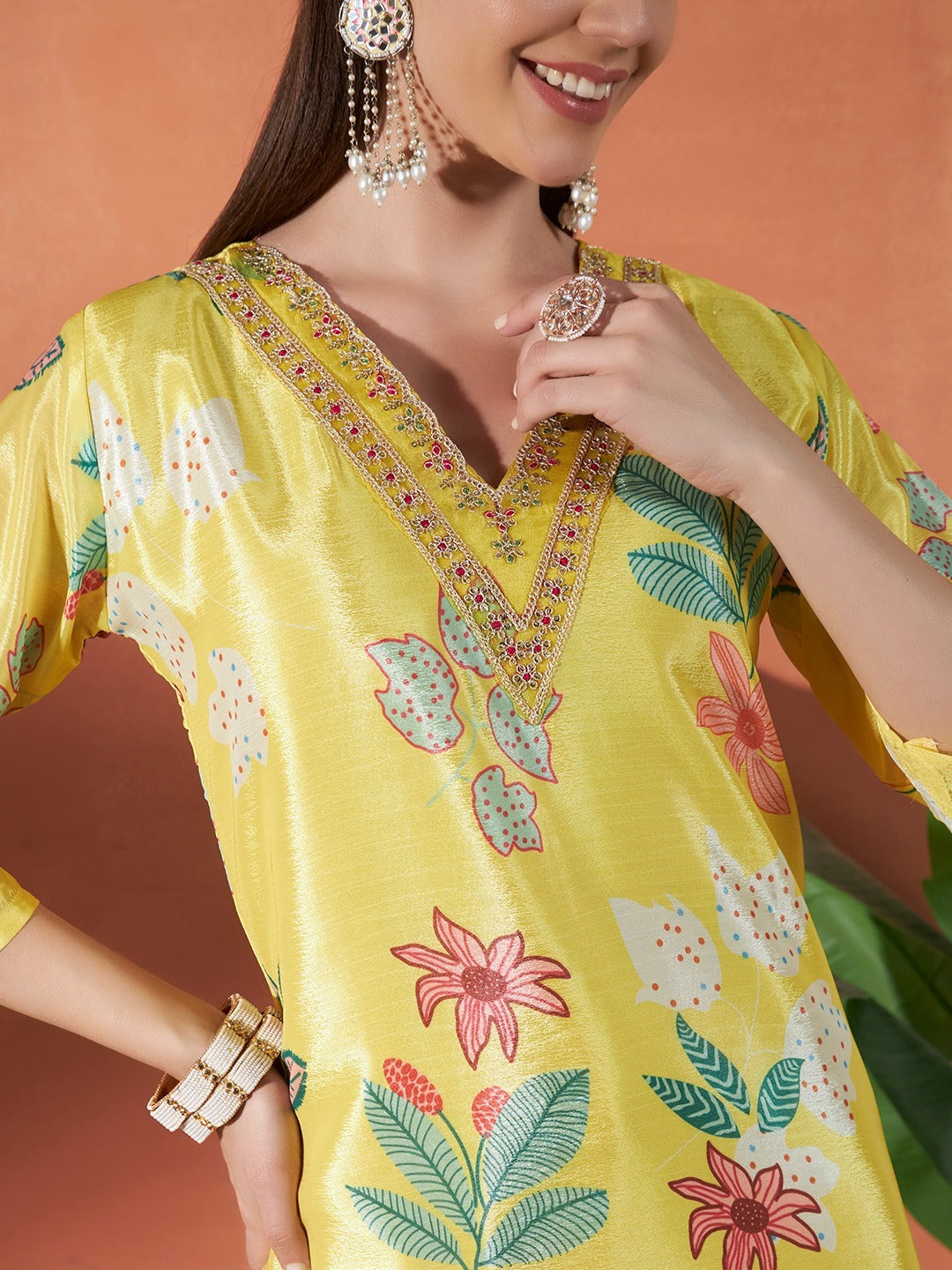 Sunlit Floral Suit Set