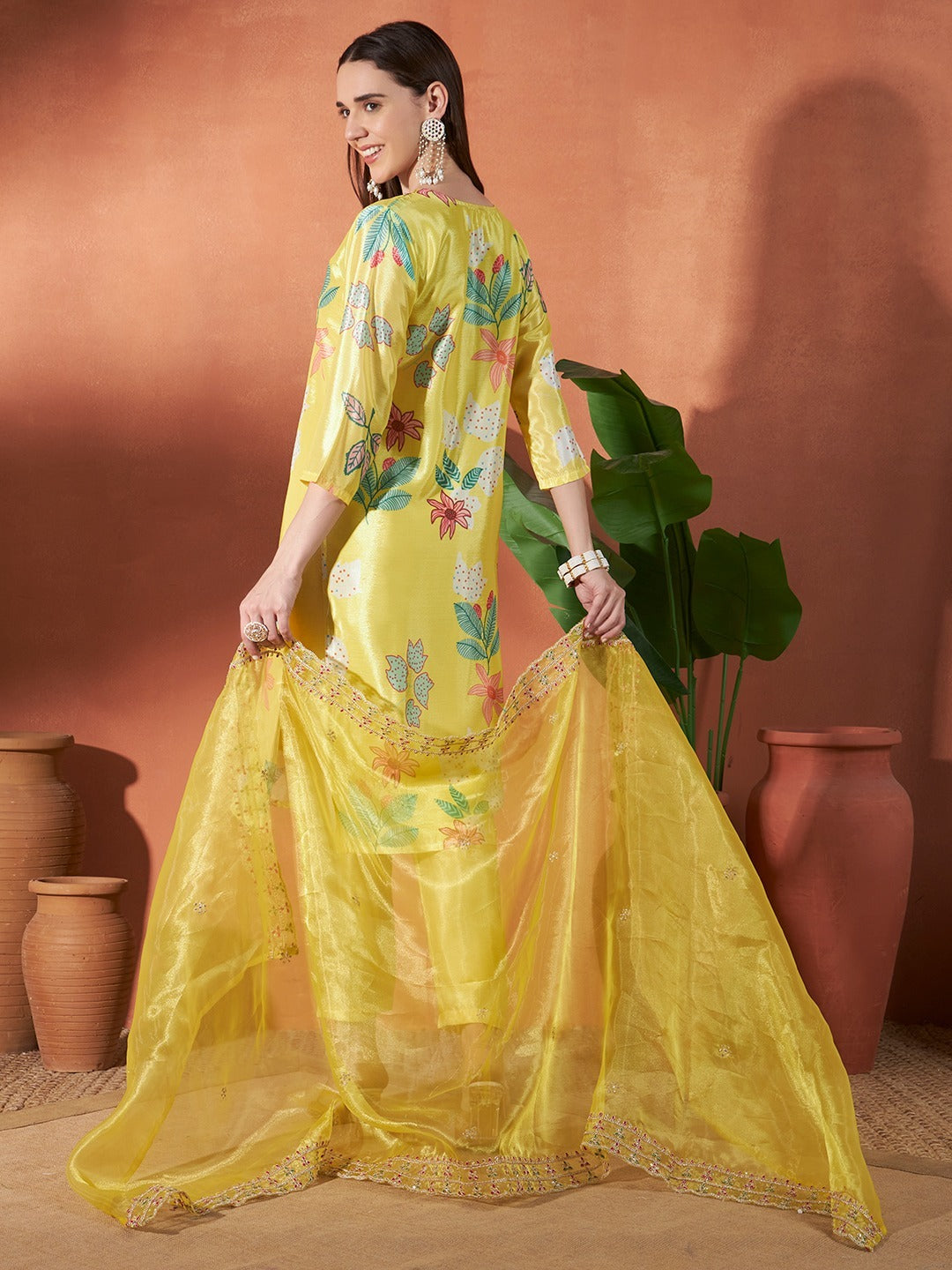 Sunlit Floral Suit Set