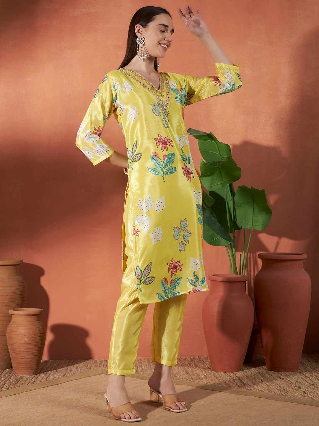 Sunlit Floral Suit Set