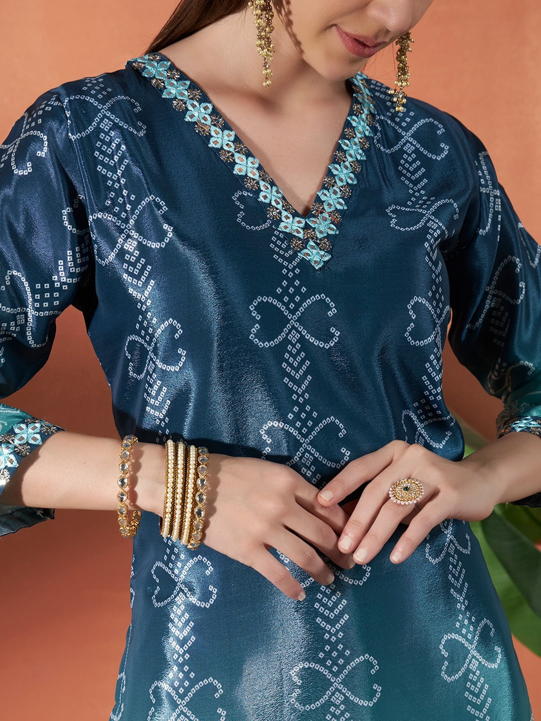 Bandhani Bliss Suit Set
