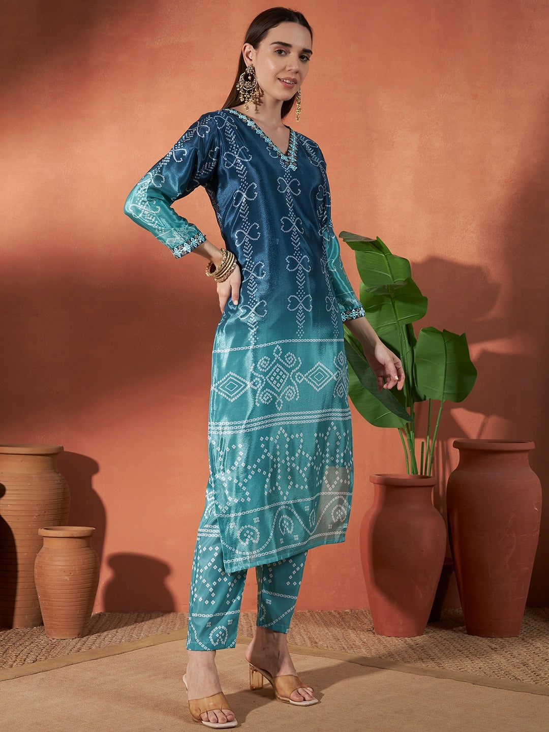 Bandhani Bliss Suit Set
