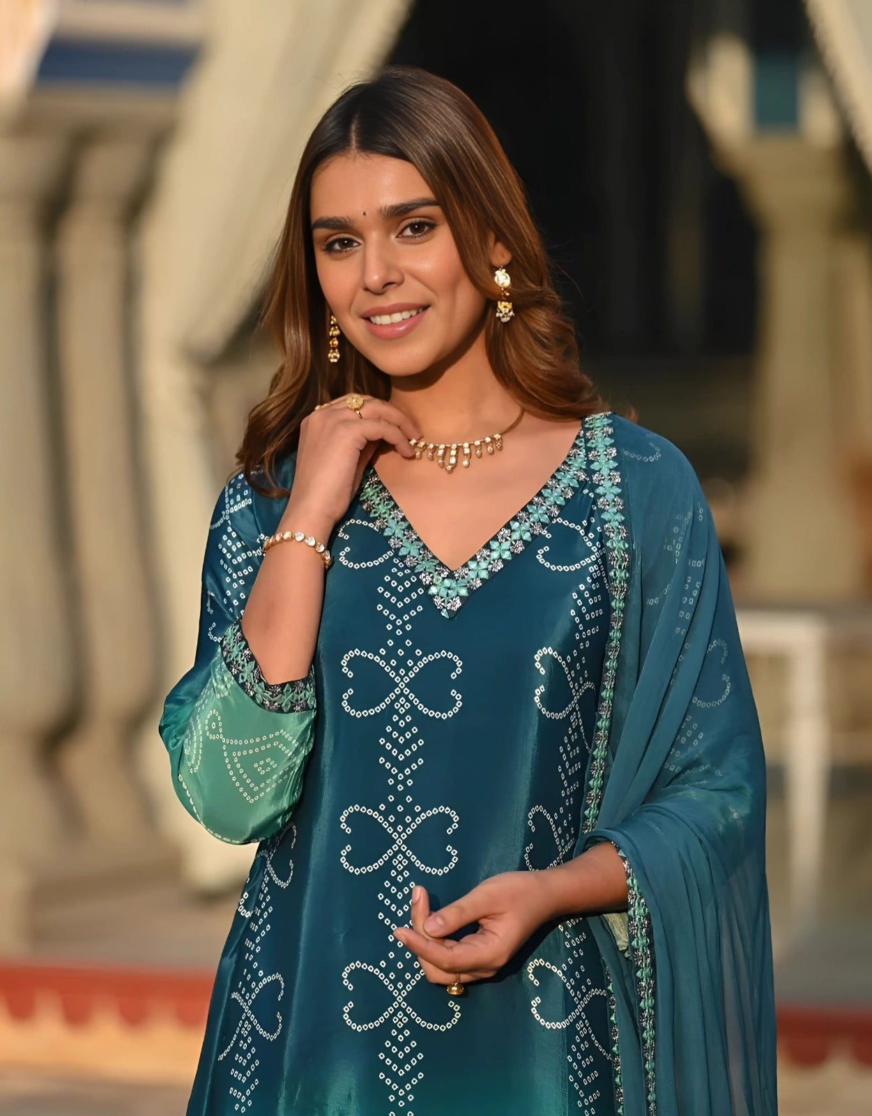 Bandhani Bliss Suit Set