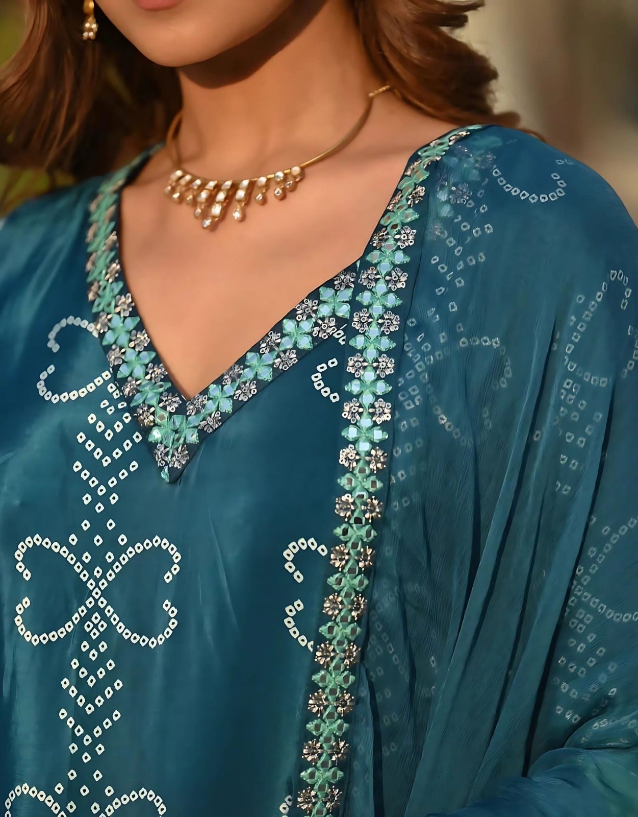 Bandhani Bliss Suit Set