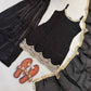 Black Aura Embellished Sharara Set