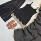 Black Aura Embellished Sharara Set